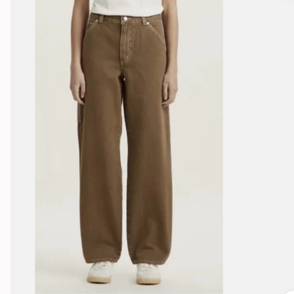 Levi's Brown Dad Utility Jeans Women’s Size 24 - Picture 2 of 8